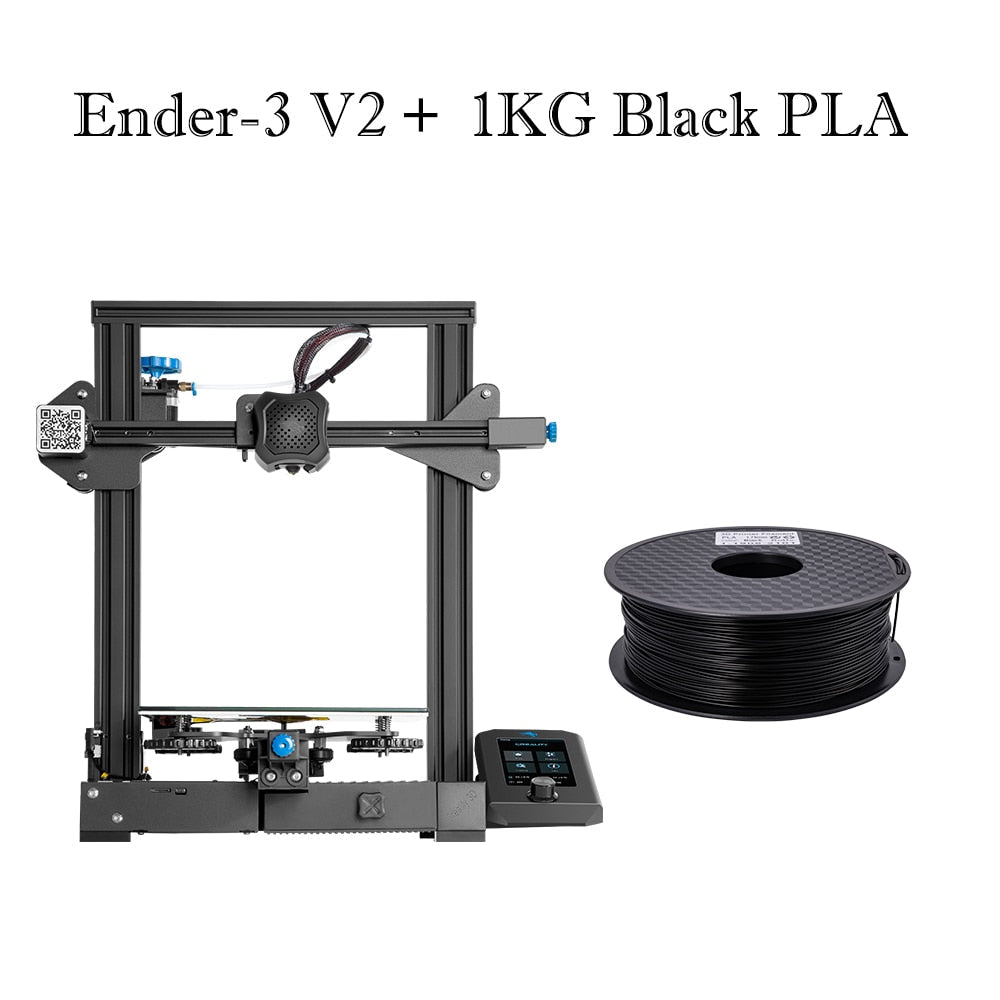 Creality 3D Printer Kits Ender-3 V2 3d Printers with Silent Mainboard TMC2208 TECHOBOOMCreality