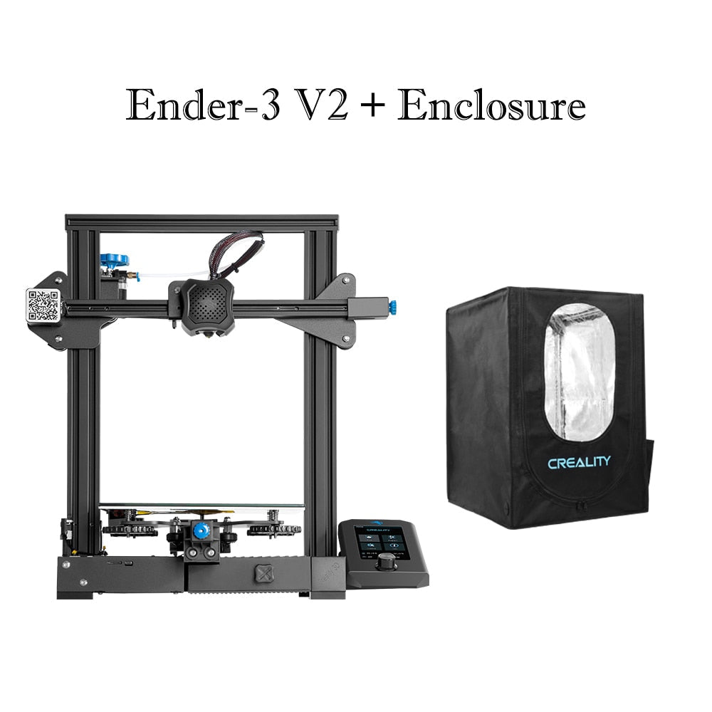 Creality 3D Printer Kits Ender-3 V2 3d Printers with Silent Mainboard TMC2208 TECHOBOOMCreality