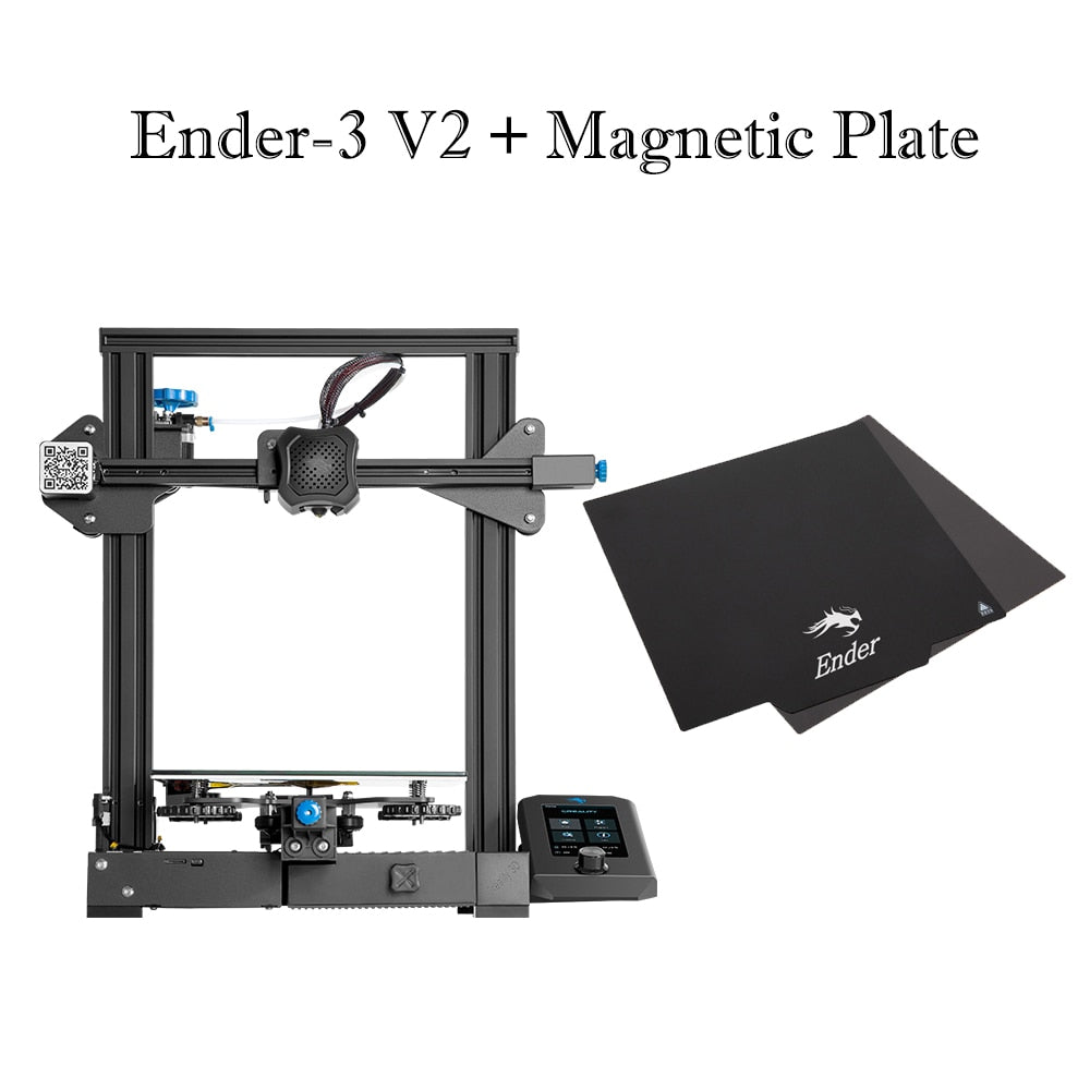 Creality 3D Printer Kits Ender-3 V2 3d Printers with Silent Mainboard TMC2208 TECHOBOOMCreality  TMC2208