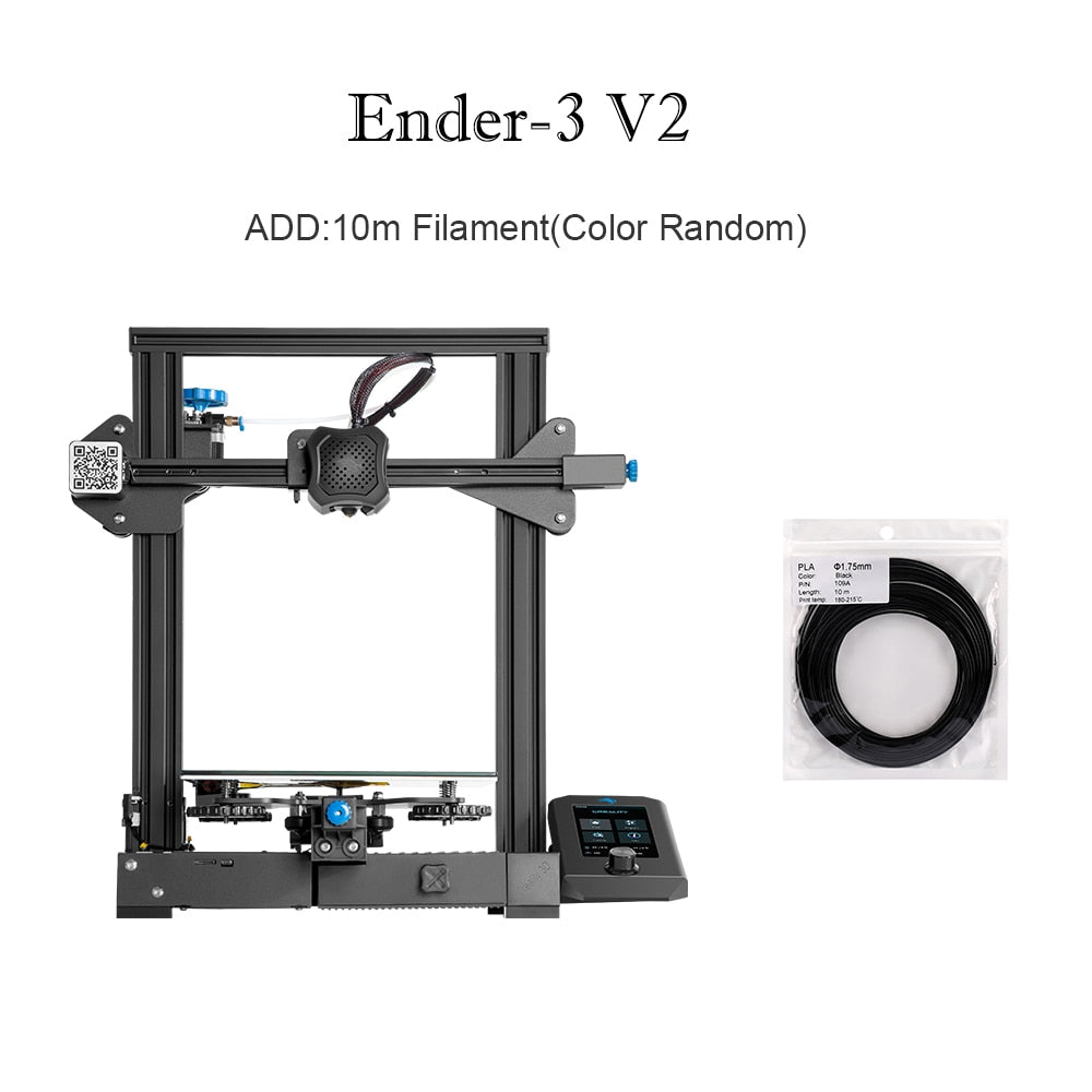 Creality 3D Printer Kits Ender-3 V2 3d Printers with Silent Mainboard TMC2208 TECHOBOOMCreality