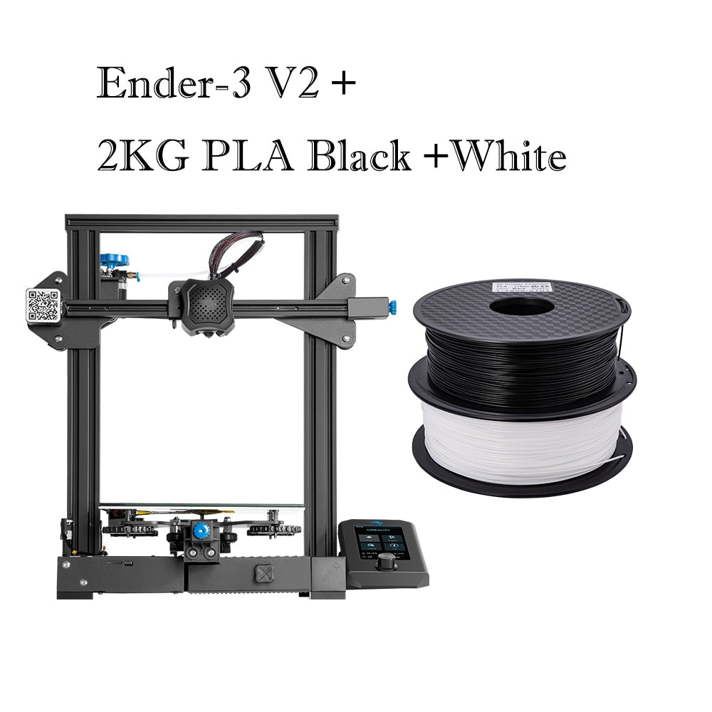 Creality 3D Printer Kits Ender-3 V2 3d Printers with Silent Mainboard TMC2208 TECHOBOOMCreality  TMC2208