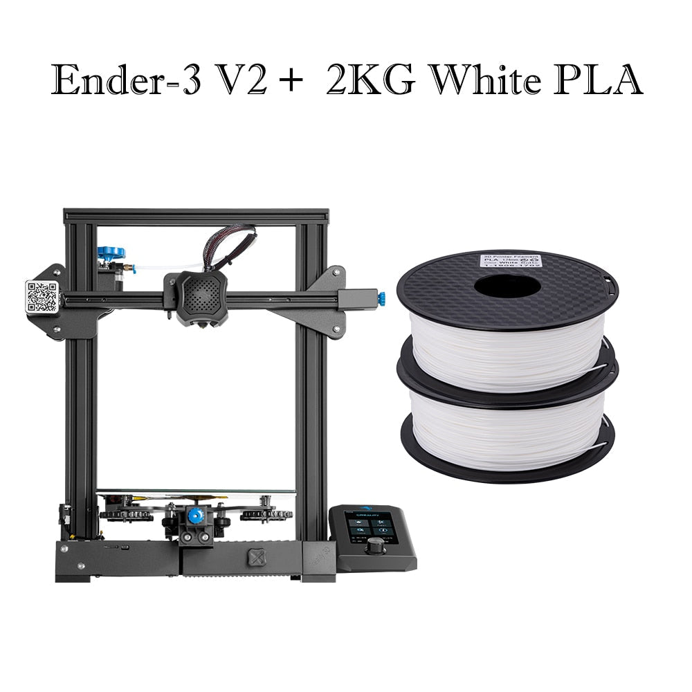 Creality 3D Printer Kits Ender-3 V2 3d Printers with Silent Mainboard TMC2208 TECHOBOOMCreality  TMC2208