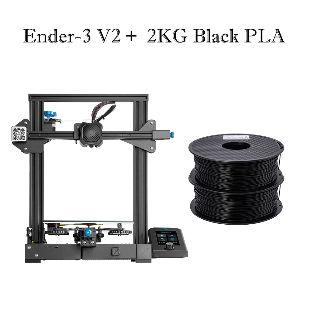 Creality 3D Printer Kits Ender-3 V2 3d Printers with Silent Mainboard TMC2208 TECHOBOOMCreality  TMC2208