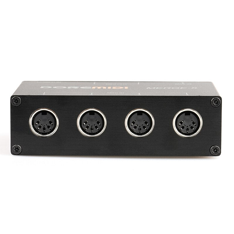 DOREMiDi 5 MIDI-Input 2 MIDI-Output Support USB Power MERGE-5 TECHOBOOMDOREMiDi 5 MIDI-Input 2 MIDI-Output Support USB Power MERGE-5