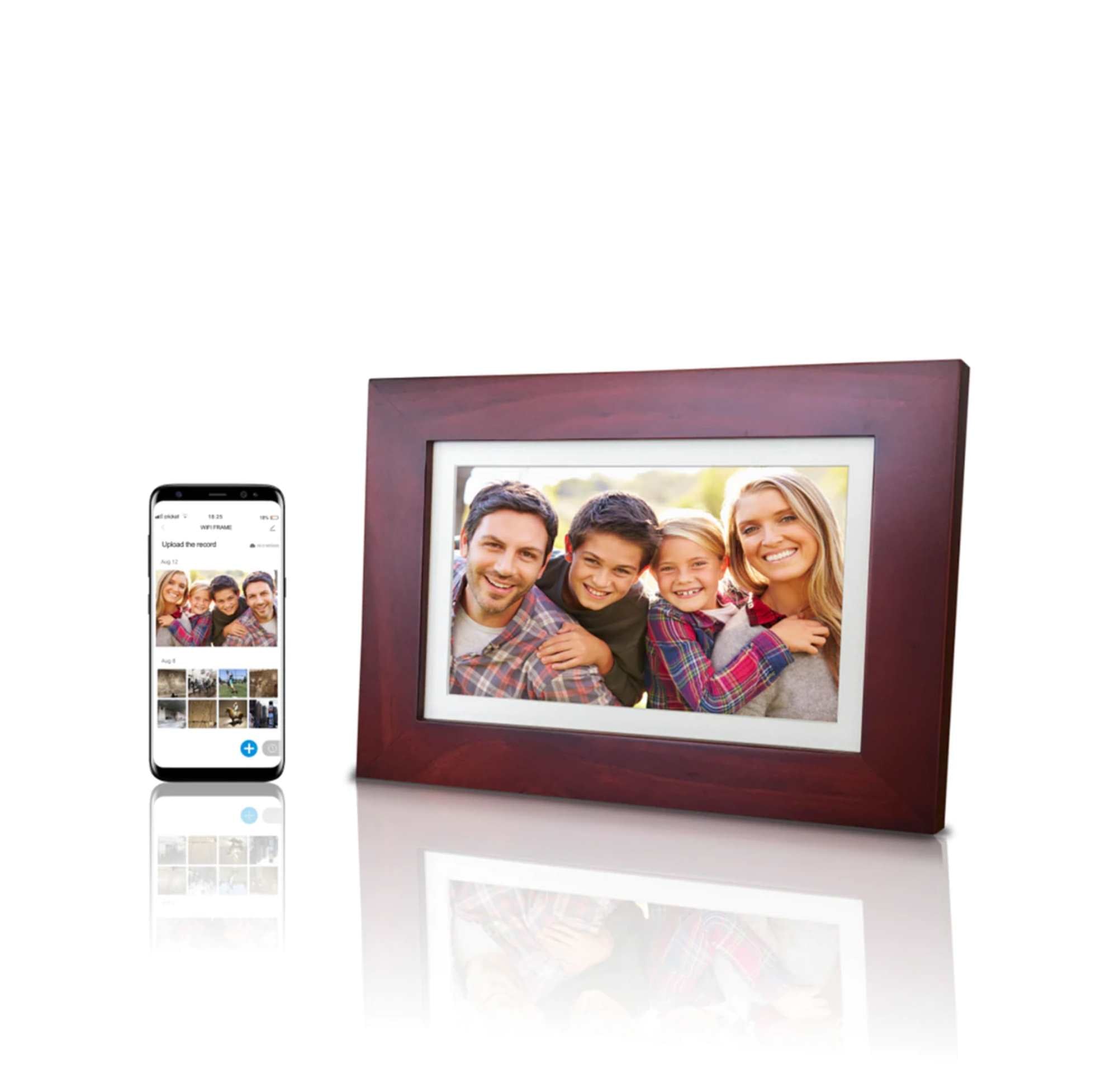 Eco4life Cherry 8-inch Wi-Fi Cloud Digital Photo Frame - TECHOBOOM