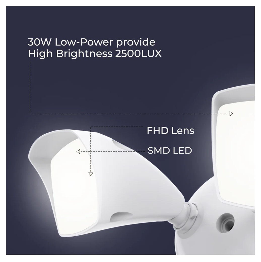 Eco4life SC-RIPC-3001 HD Wi-Fi Surveillance Floodlight Camera eco4lifeEco4life SC-RIPC-3001 HD Wi-Fi Surveillance Floodlight Camera