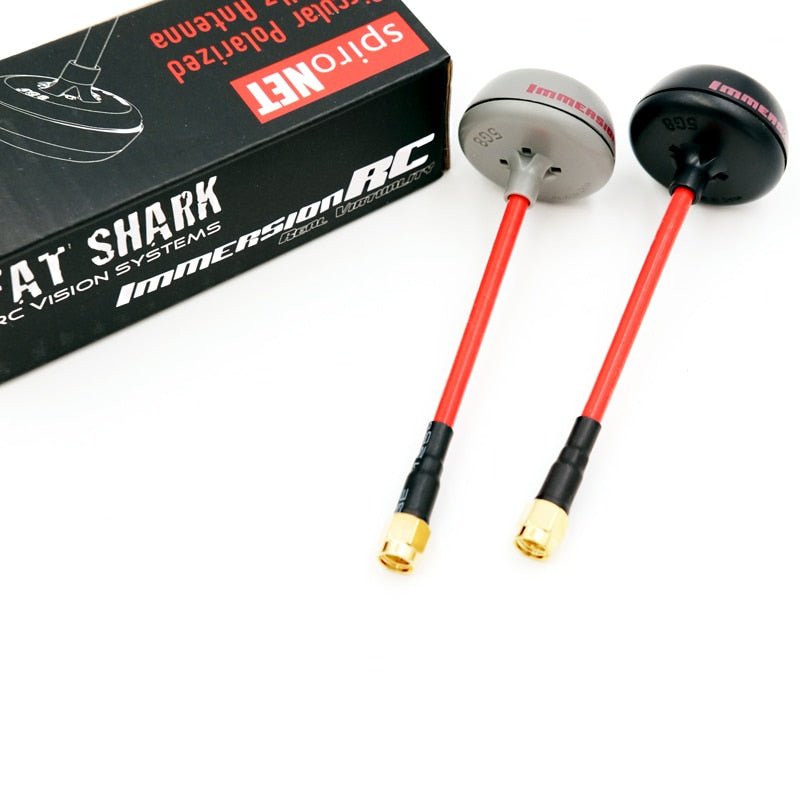 Antenne FPV SpiroNet polarisée circulaire Fatshark ImmersionRC 5,8 GHz Antenne RP-SMA / SMA