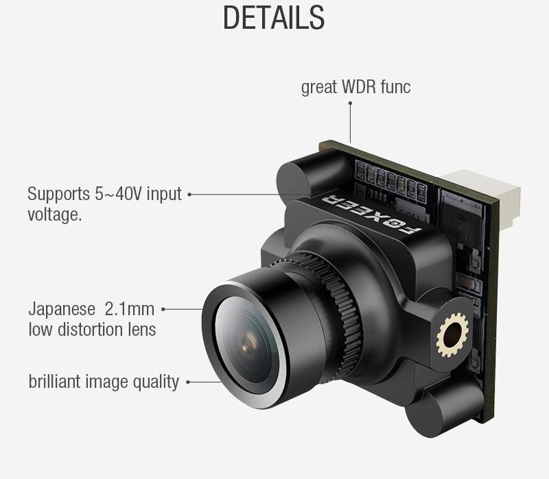 FOXEER Arrow Micro Pro - 600TVL FPV Camera - TECHOBOOM