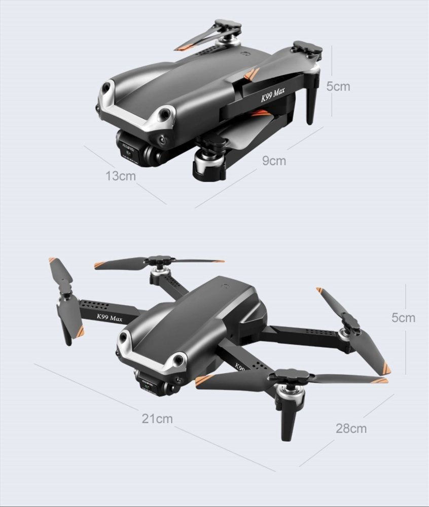 2.4Ghz RC AOS K99 Max Obstacle Avoidance Drone 4K Dual Camera - TECHOBOOM