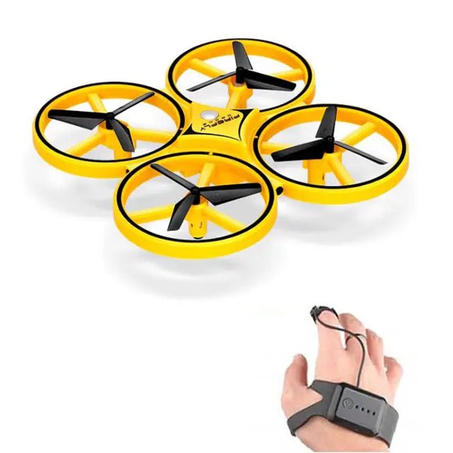 Small Size Toy Mini Quadcopter Flying Remote Control UFO Long Time Gesture RC - TECHOBOOM