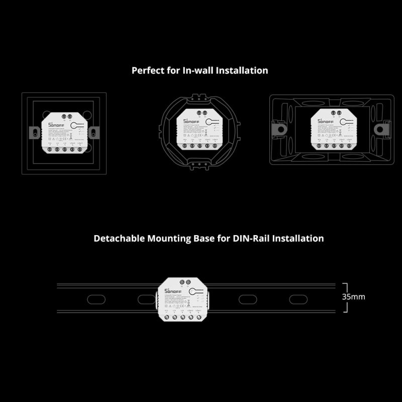 SONOFF DUAL R3 2 Gang Dual Relay Module DIY MINI Smart Switch Power TECHOBOOMSONOFF DUAL R3 2 Gang Dual Relay Module DIY MINI Smart Switch Power