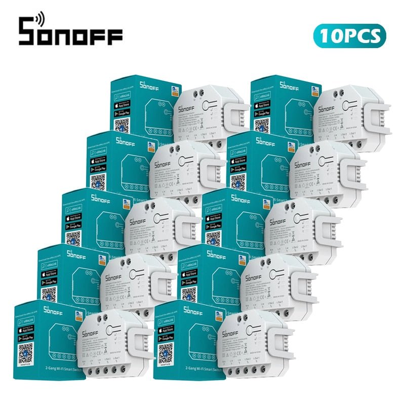 SONOFF DUAL R3 2 Gang Dual Relay Module DIY MINI Smart Switch Power TECHOBOOMSONOFF DUAL R3 2 Gang Dual Relay Module DIY MINI Smart Switch Power