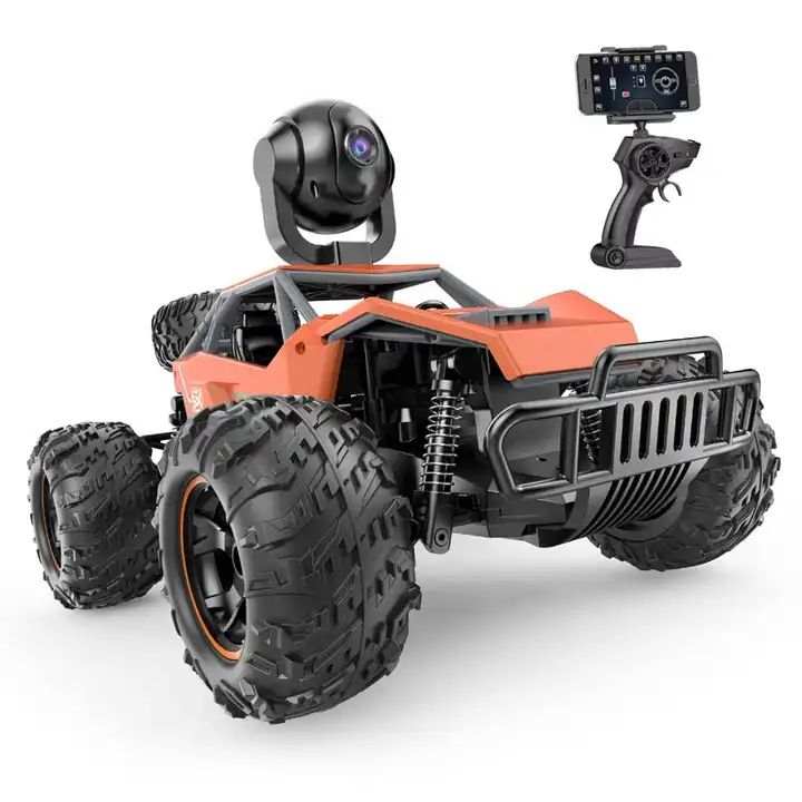 SPRINT Radio Controlled Off-Road Crawler Truck Car with HD Camera - TECHOBOOM