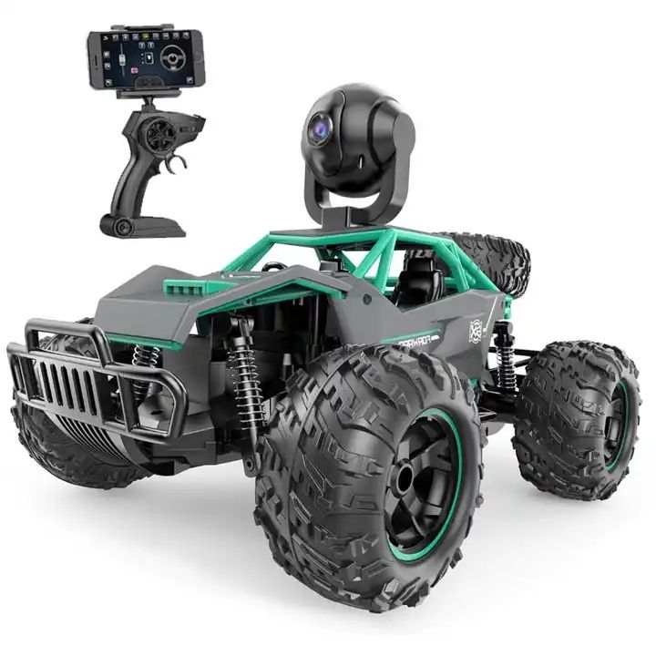 SPRINT Radio Controlled Off-Road Crawler Truck Car with HD Camera - TECHOBOOM