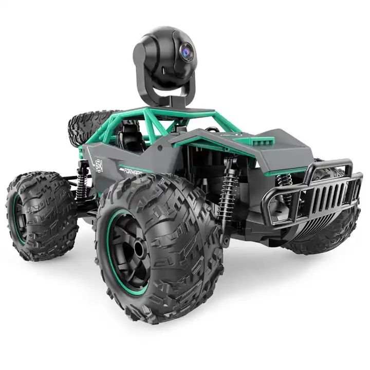 SPRINT Radio Controlled Off-Road Crawler Truck Car with HD Camera - TECHOBOOM