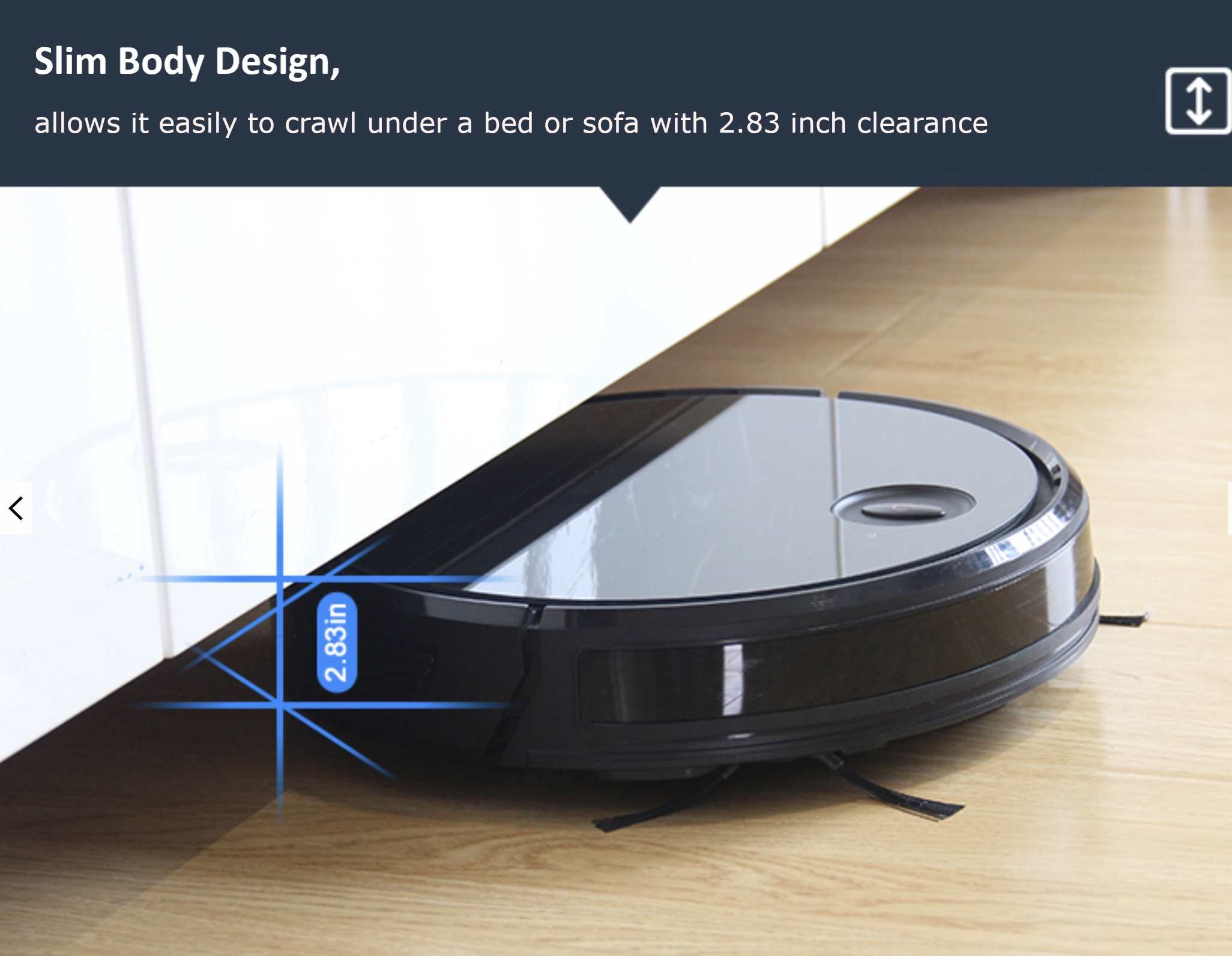 TECHOBOOM T700 Robot Vacuum Cleaner Dry Wet WiFi App Control Anti-Fall - TECHOBOOM