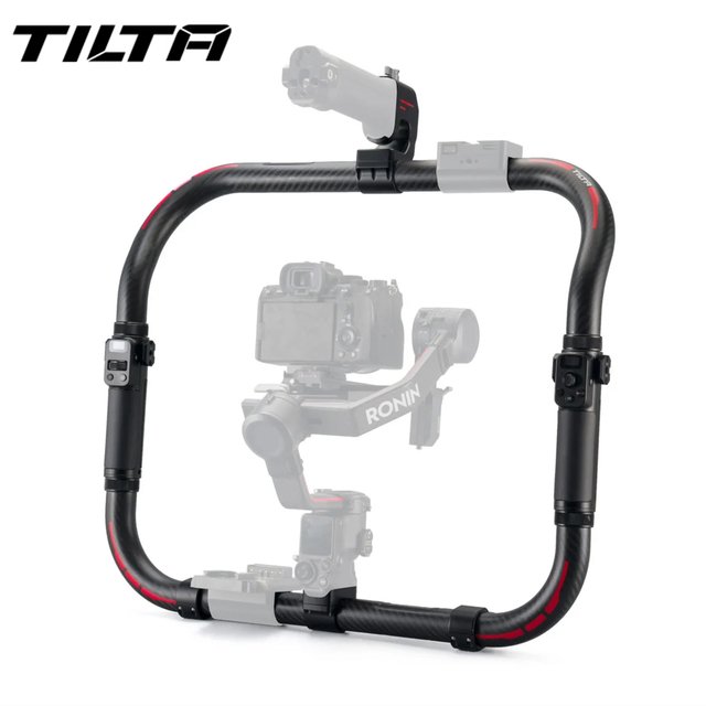 Tilta TGA-DHB-ARG Dual handle Handheld Gimbal Ring Bracket TECHOBOOMTilta TGA-DHB-ARG Dual handle Handheld Gimbal Ring Bracket